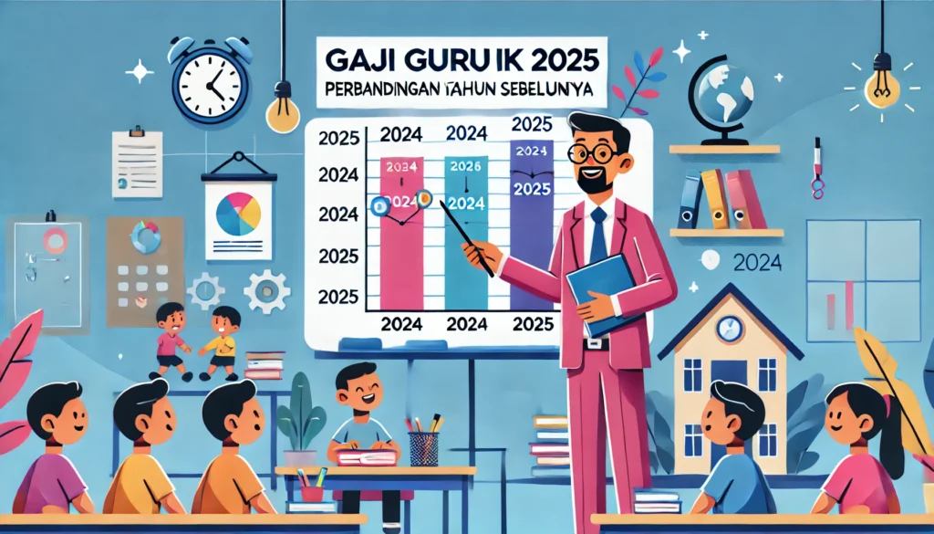 Gaji Guru Naik 2025 Perbandingan Tahun Sebelumnya