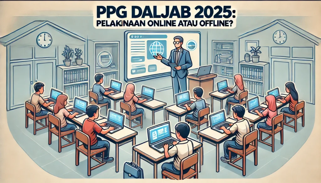 PPG Daljab 2025 Pelaksanaan Online atau Offline?