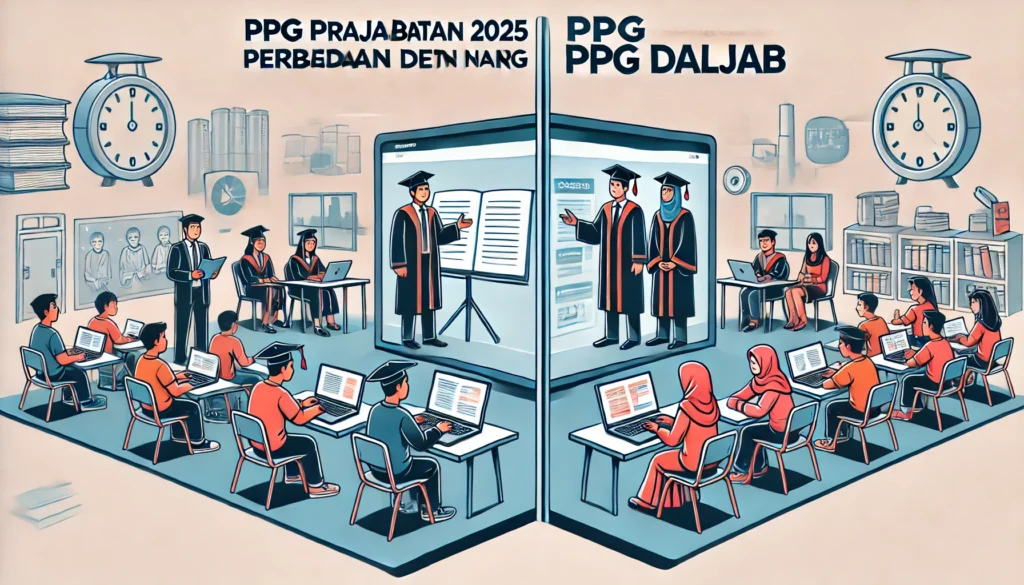 PPG Prajabatan 2025 Perbedaan