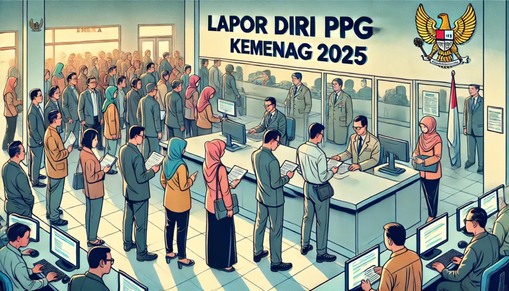 Lapor diri ppg kemenag 2025