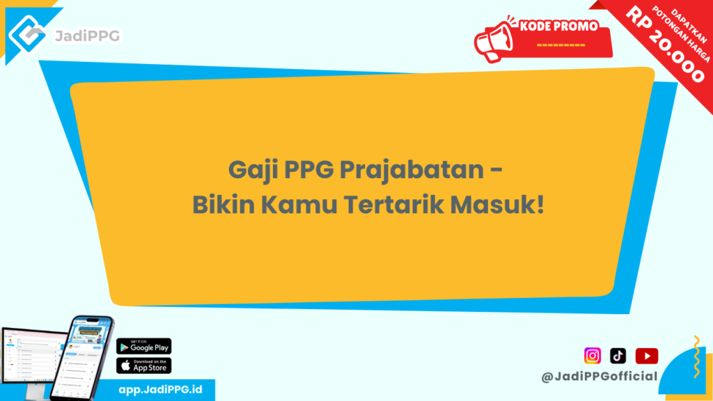 Gaji PPG Prajabatan