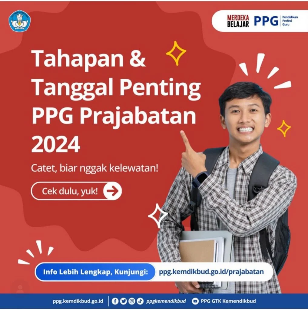 Pendaftaran PPG Prajabatan 2024 - Jadwal Pendaftaran PPG Prajabatan 2024