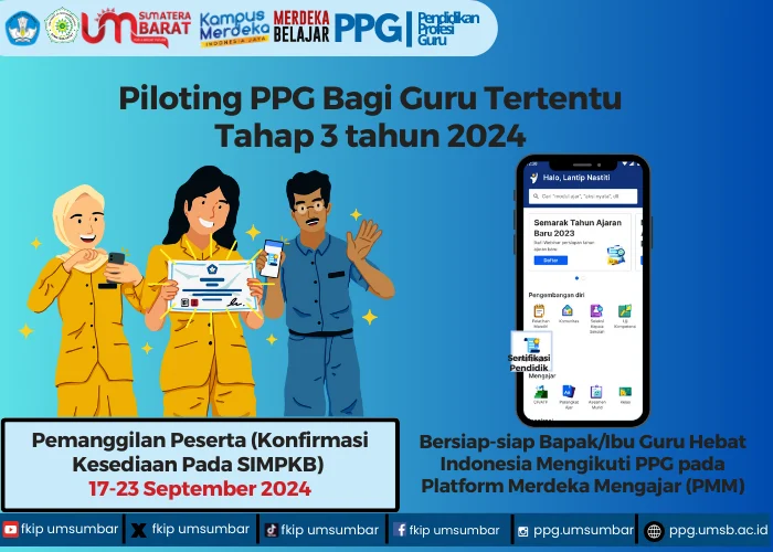 Piloting PPG - Pelaksanaan Piloting PPG Bagi Guru Tertentu (Dalam Jabatan) 2024