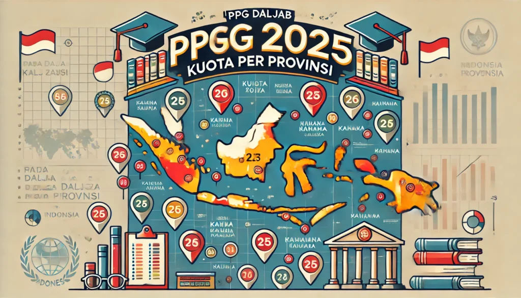 PPG Daljab 2025 Kuota Per Provinsi 