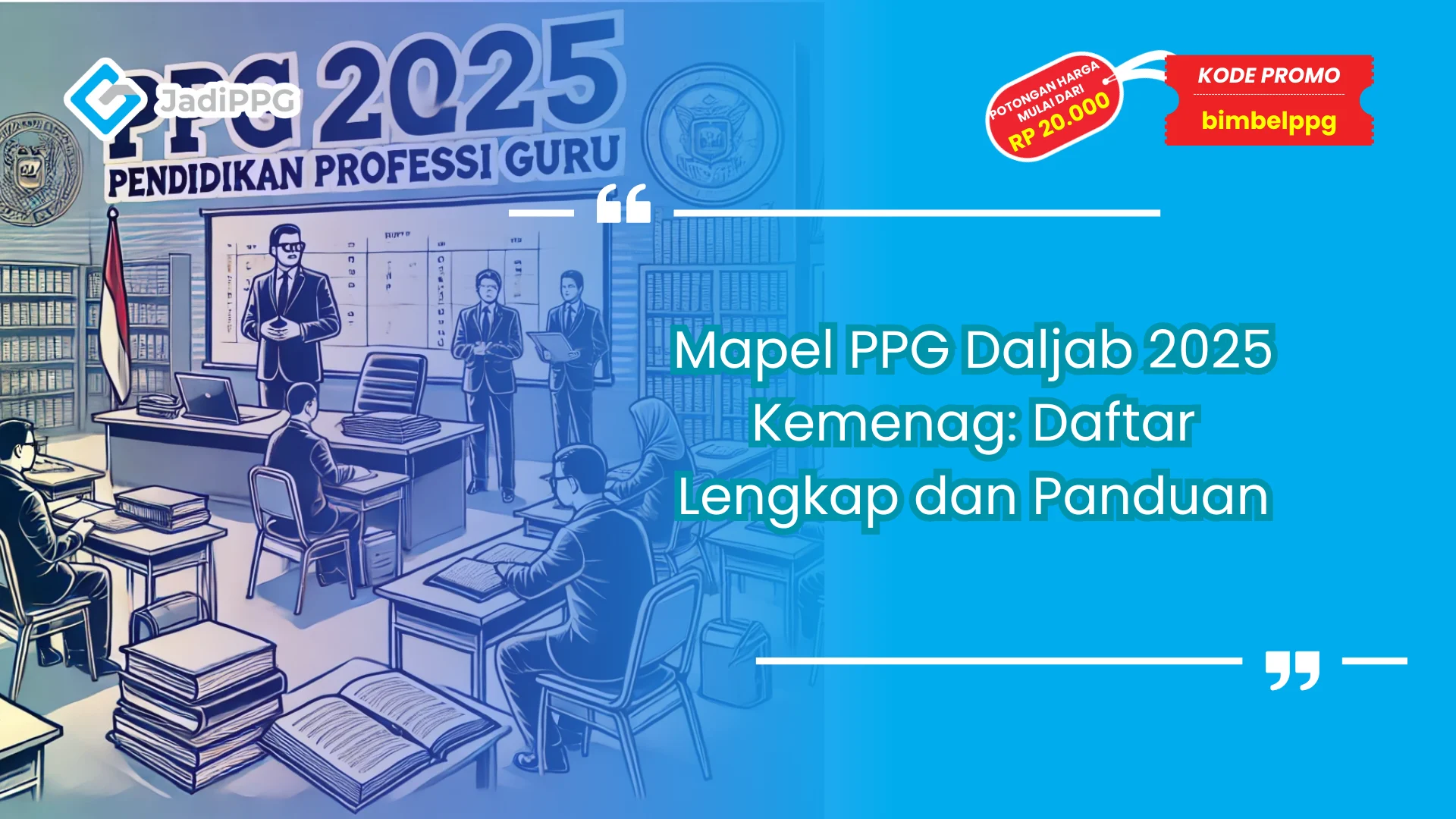 Mapel PPG Daljab 2025 Kemenag