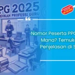 Nomor peserta ppg yang mana