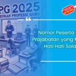 Nomor peserta ppg prajabatan yang mana