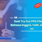 Soal Try Out PPG Piloting 2 Bahasa Inggris,Teliti Jenis Soal Ini