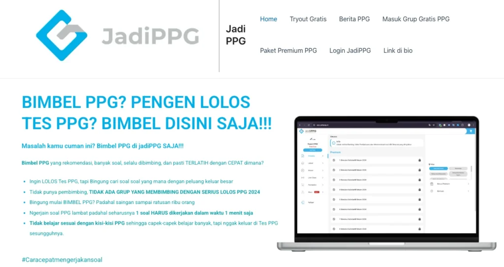 Lapor diri ppg daljab 2025