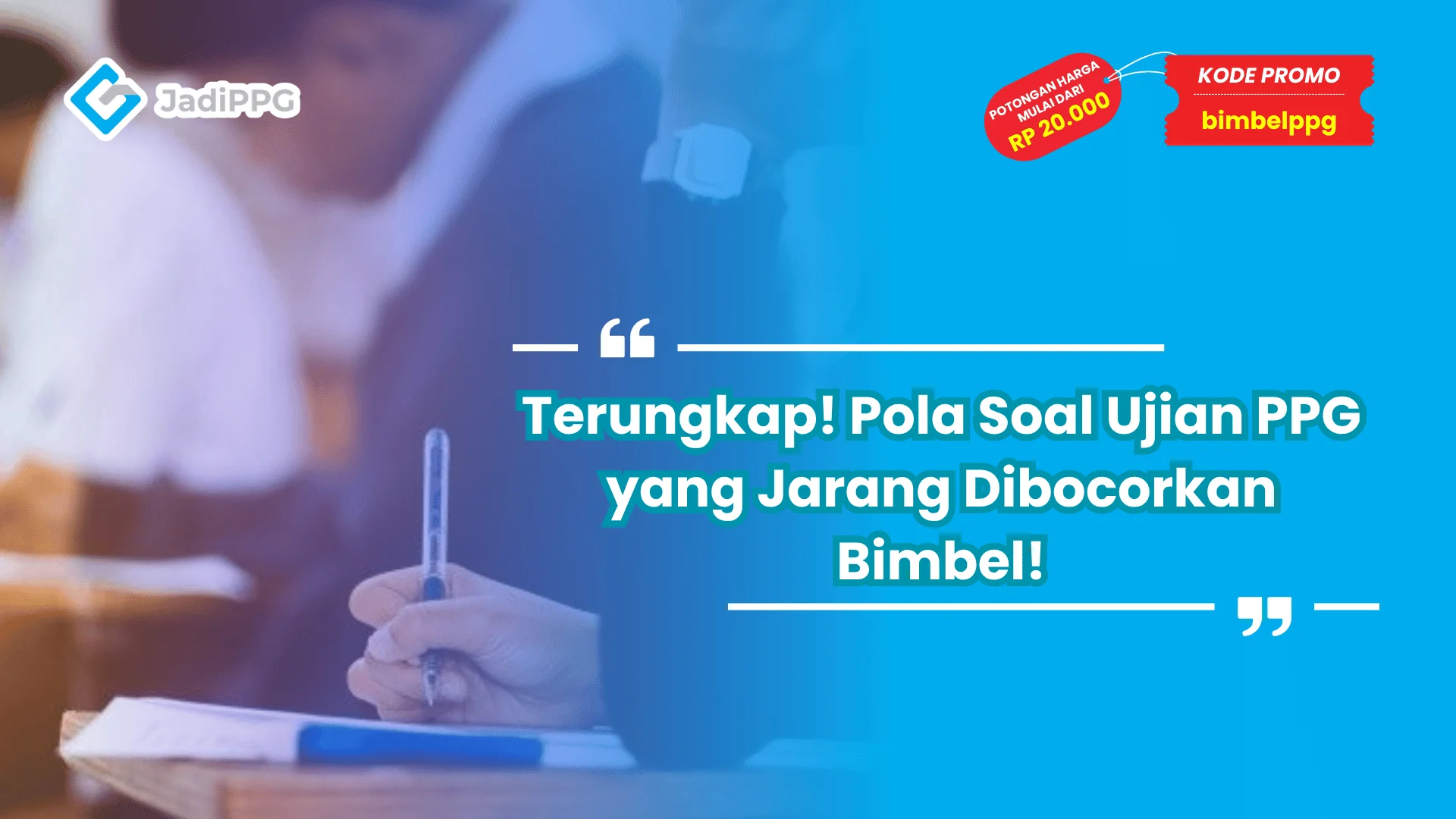 soal ujian ppg
