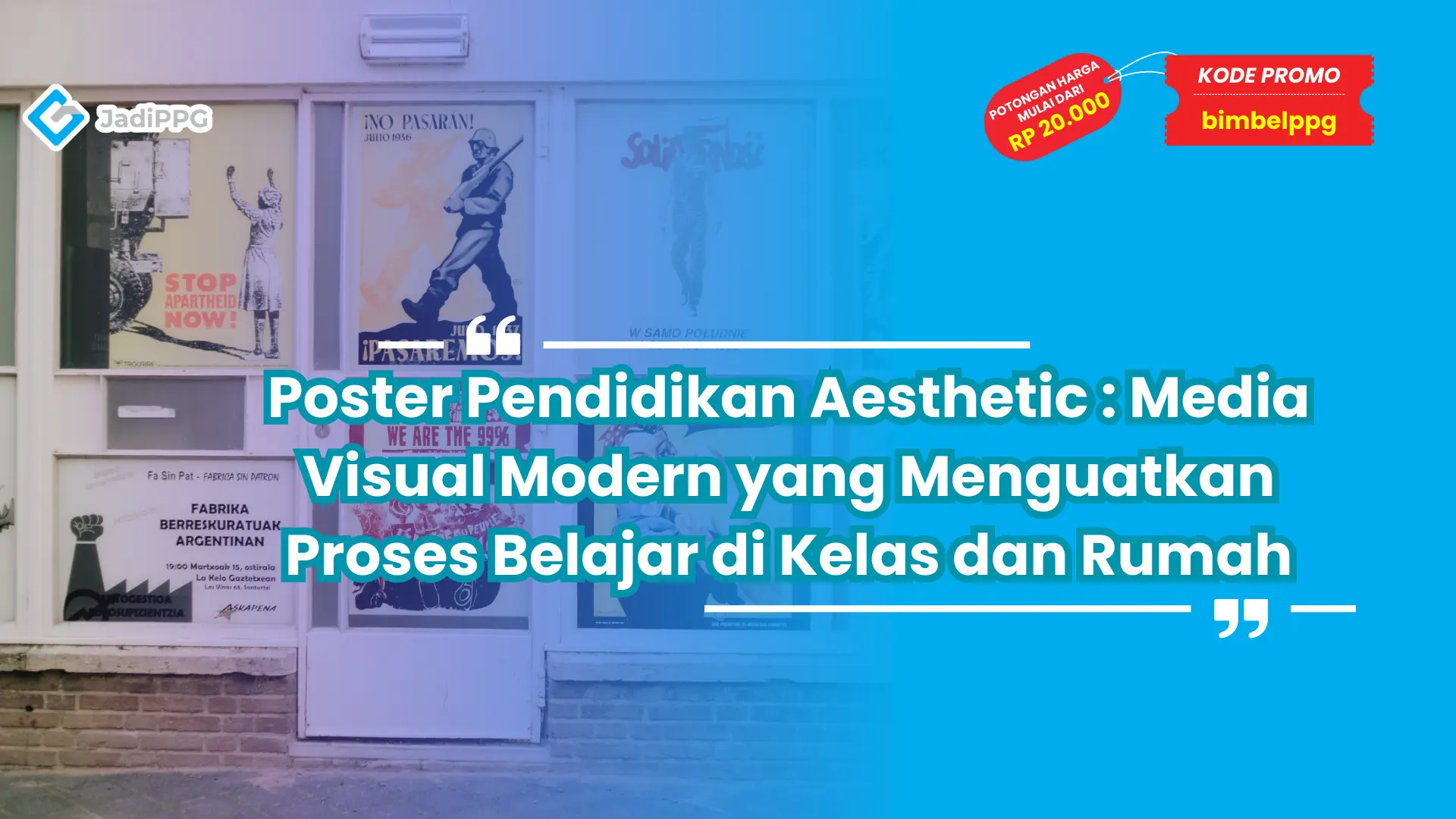 Poster Pendidikan Aesthetic